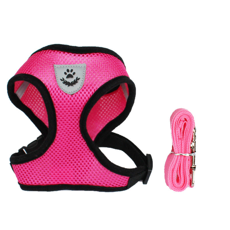 No-Pull Breathable Harness with Leash for Dogs & Cats | Soft & Secure – Beboo EasyFit™