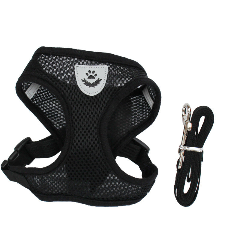 No-Pull Breathable Harness with Leash for Dogs & Cats | Soft & Secure – Beboo EasyFit™