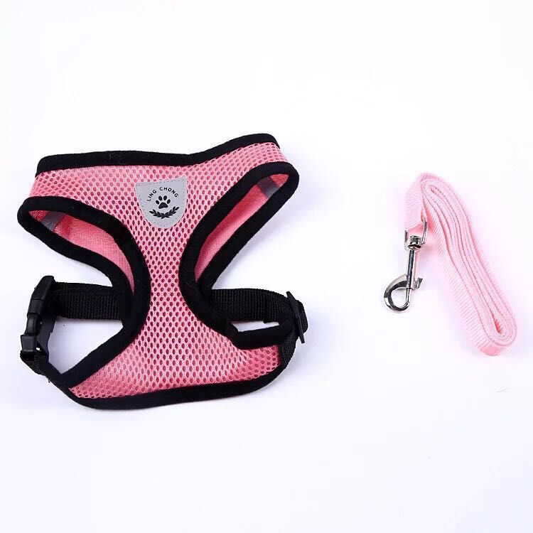 No-Pull Breathable Harness with Leash for Dogs & Cats | Soft & Secure – Beboo EasyFit™