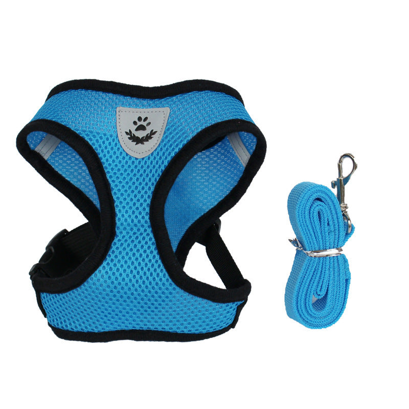 No-Pull Breathable Harness with Leash for Dogs & Cats | Soft & Secure – Beboo EasyFit™
