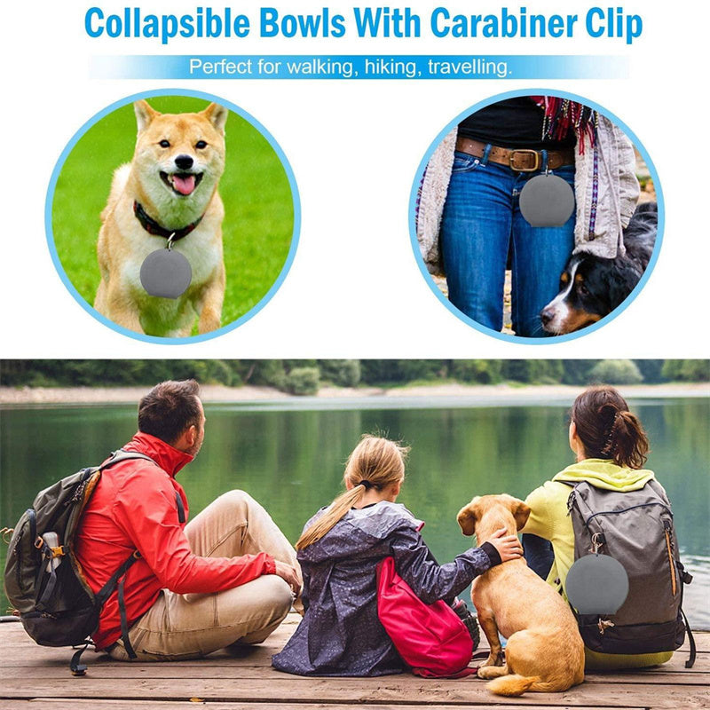 Foldable Double Bowl for Pets | Portable Travel Feeder – Beboo FlexBowl™