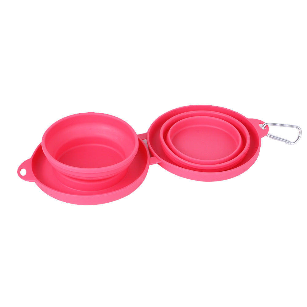 Foldable Double Bowl for Pets | Portable Travel Feeder – Beboo FlexBowl™