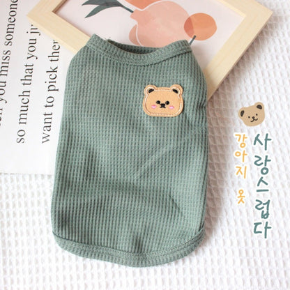 Pet Dog Cat Casual Teddy Bichon Falcon Puppy Thin T-Shirt