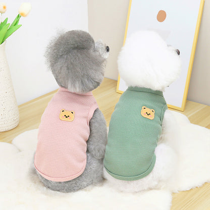 Pet Dog Cat Casual Teddy Bichon Falcon Puppy Thin T-Shirt