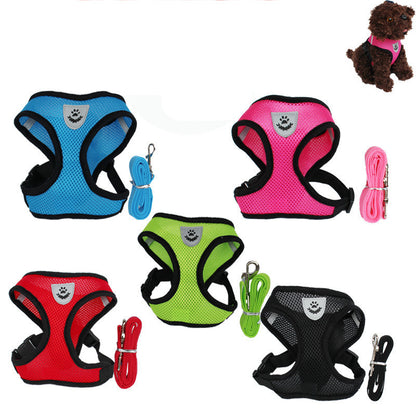 No-Pull Breathable Harness with Leash for Dogs & Cats | Soft & Secure – Beboo EasyFit™