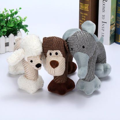 Juguetes masticables para perros pequeños y grandes, resistentes a las mordeduras, con forma de pato chirriante, interactivos, para cachorros, suministros para mascotas.