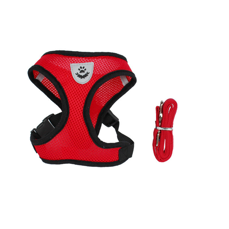 No-Pull Breathable Harness with Leash for Dogs & Cats | Soft & Secure – Beboo EasyFit™