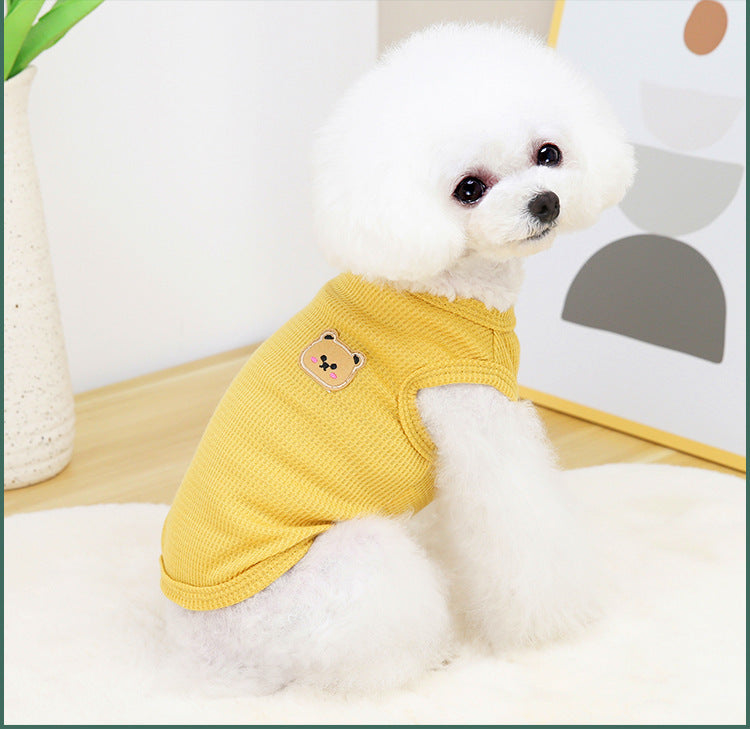 Pet Dog Cat Casual Teddy Bichon Falcon Puppy Thin T-Shirt