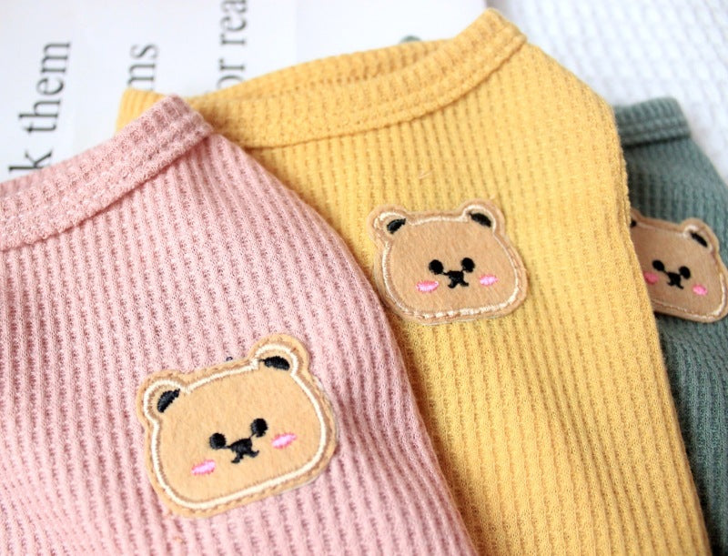 Pet Dog Cat Casual Teddy Bichon Falcon Puppy Thin T-Shirt